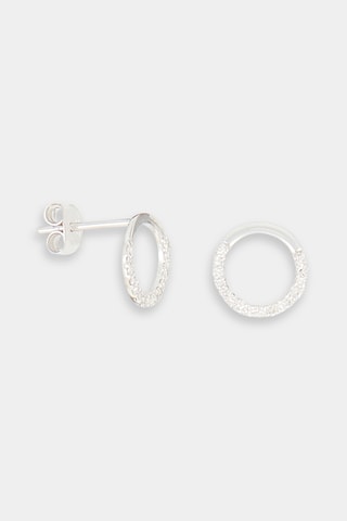 Brincos Lenuta - Ouro branco e diamantes 