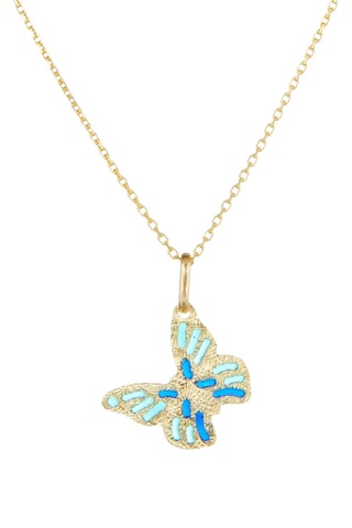 Pendente Papillon Amoureux - Ouro amarelo