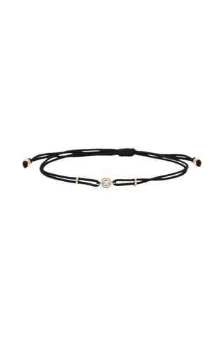 Pulseira Mon Divin Noir - Ouro amarelo e diamante