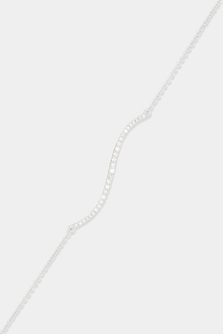Pulseira Amya - Ouro branco e diamantes
