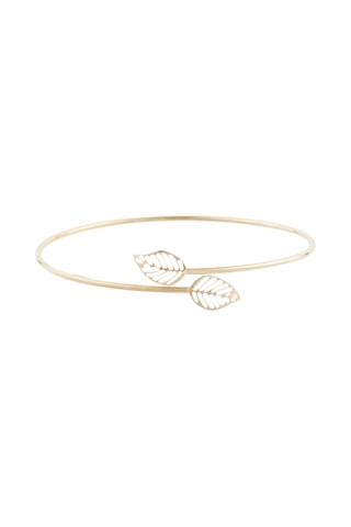 Pulseira rígida Petal - Ouro amarelo