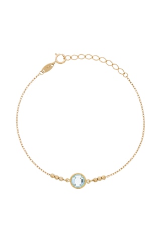 Pulseira Belle - Ouro amarelo e topázio