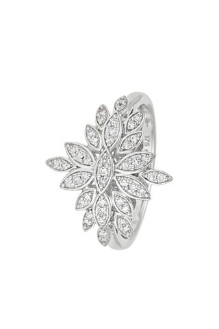 Anel Neith - Ouro branco e diamantes