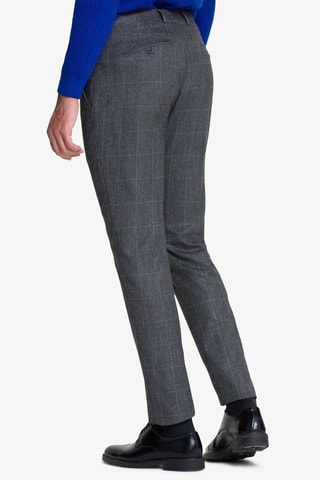 Pantalón de traje - Azul y gris