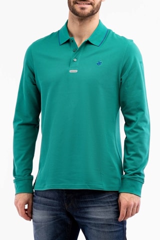 Polo - Azul y verde