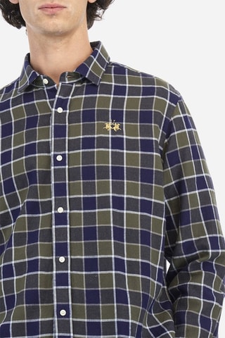 Camisa regular fit - Azul