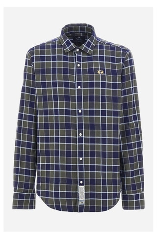 Camisa regular fit - Azul