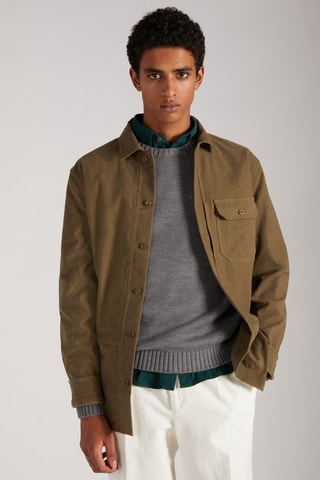 Sobrecamisa oversize - Glanshirt - Caqui