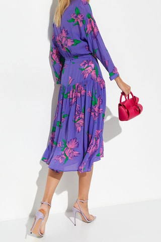 Vestido evasé - Violeta