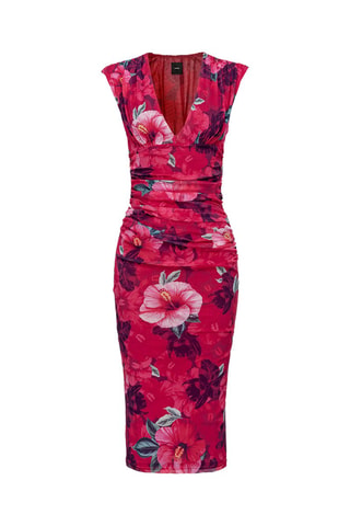Vestido de tubo - Fucsia