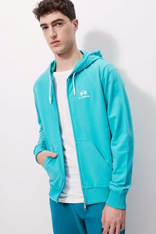 Sudadera con capucha - Celeste