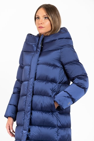 Anorak largo con capucha