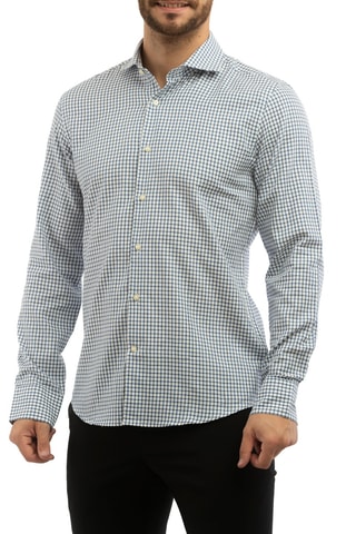 Camisa - Blanco y azul