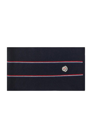 Bufanda de lana virgen - Moncler - Azul marino