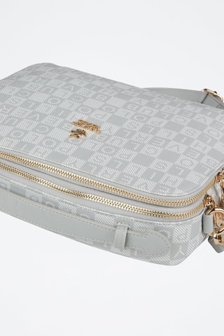 Bolso - Blanco y gris