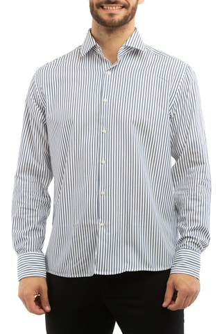 Camisa - Blanco y azul