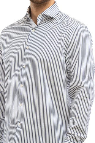 Camisa - Blanco y azul