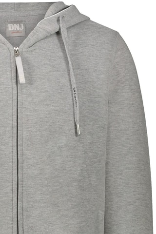 Sudadera con capucha - Blanco y gris