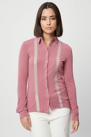Camisa - Harmont & Blaine - Blanco y rosa