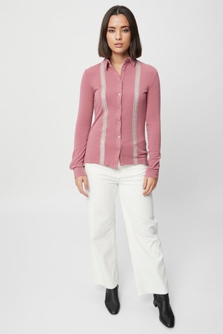 Camisa - Harmont & Blaine - Blanco y rosa