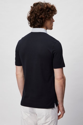 Polo - Harmont & Blaine - Blanco y azul