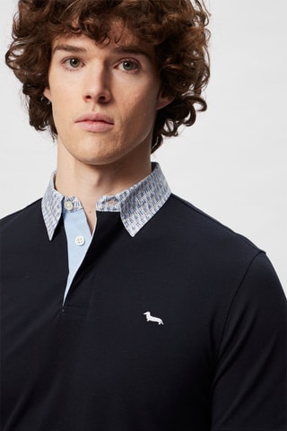 Polo - Harmont & Blaine - Blanco y azul