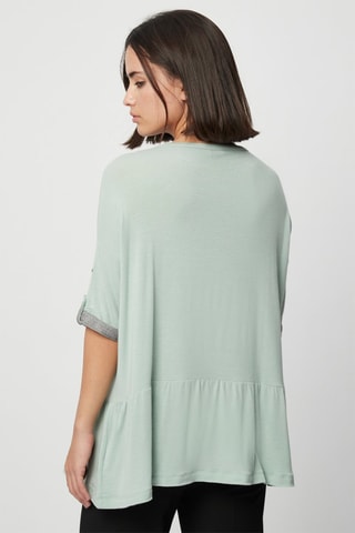 Top - Harmont & Blaine - Verde y gris