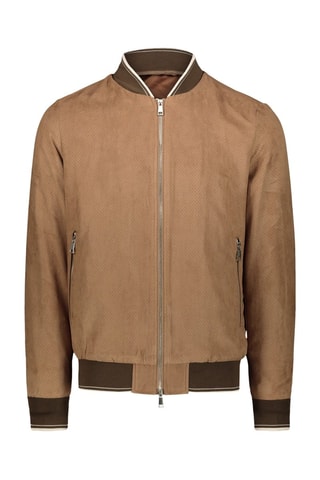 Chaqueta - Blanco y marrón
