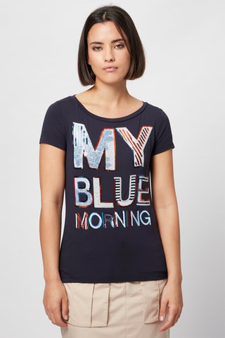 Camiseta - Harmont & Blaine - Azul marino