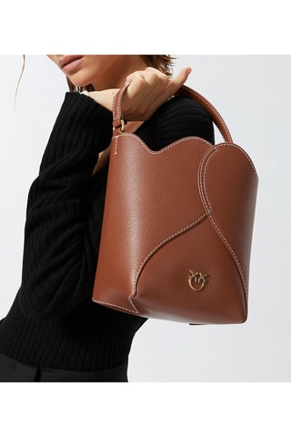 Bolso saco de piel