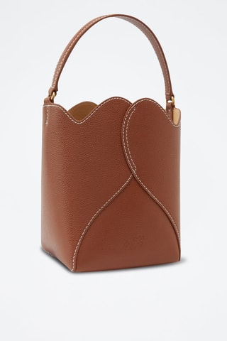 Bolso saco de piel