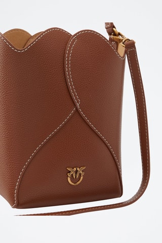 Bolso saco de piel