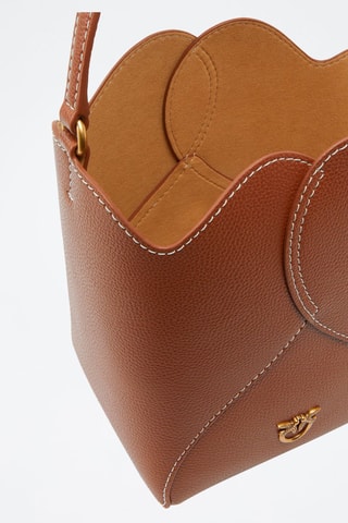 Bolso saco de piel