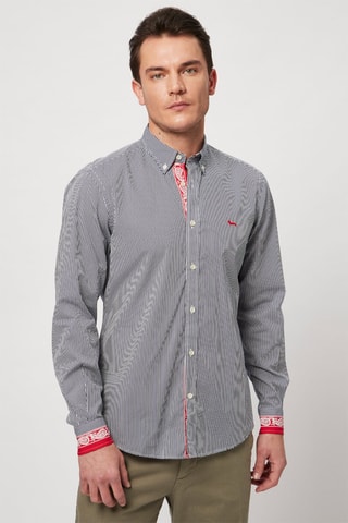 Camisa - Harmont & Blaine - Azul y rojo