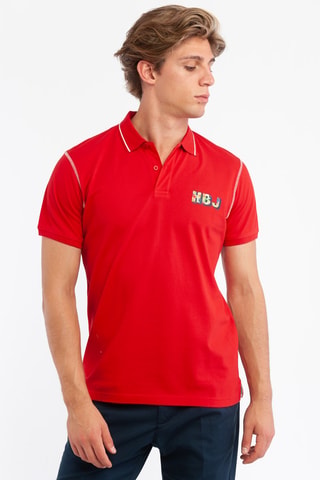 Polo - Harmont & Blaine Jeans - Rojo