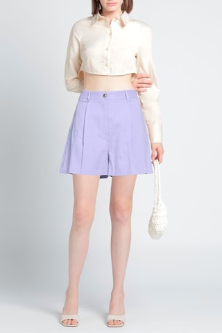 Short de lino - Pinko - Violeta
