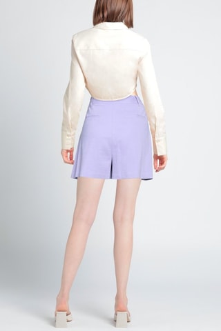 Short de lino - Pinko - Violeta