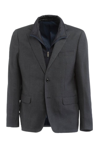 Chaqueta de traje - Dan John - Negro y gris