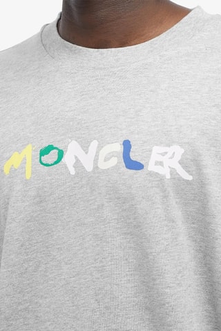 Camiseta Logo Long - Moncler - Gris