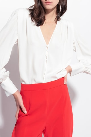 Blusa de seda