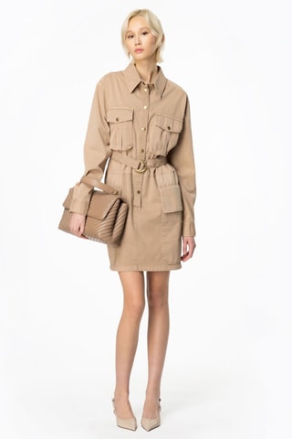 Robe droite - Beige