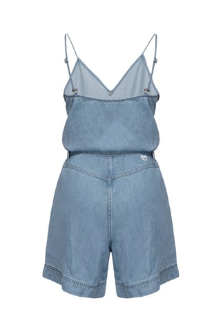 Combishort en jean - Bleu