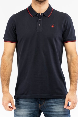 Polo - Rojo y azul