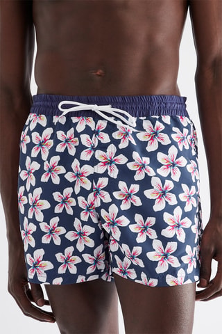 Bañador corto -  Harmont & Blaine Jeans - Azul y rosa