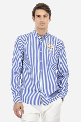 Camisa regular fit - Azul
