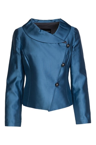 Chaqueta de seda - Emporio Armani - Azul