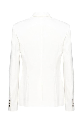 Chaqueta de lino - Blanco