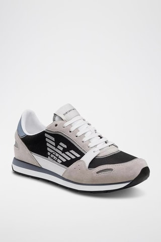 Zapatillas de piel - Negro