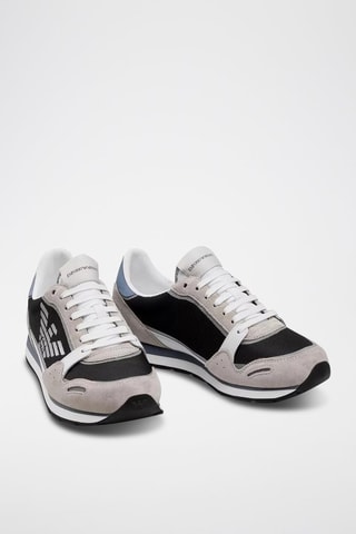Zapatillas de piel - Negro