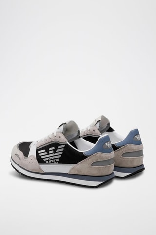 Zapatillas de piel - Negro
